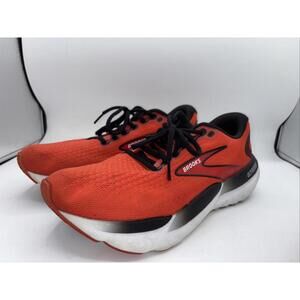 BROOKS GLYCERIN 21 Men's Salsa Red Running Shoes Sneakers Size 10‎ Cushion EUC